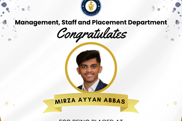 🎉 Congratulations to Mirza Ayyan Abbas! 🎉