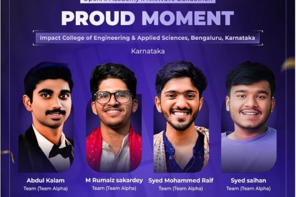 Wishing all the amazing students from ICEAS the very best for the National Level Buildathon organized by OpenAI x NxtWave in Delhi! 🚀